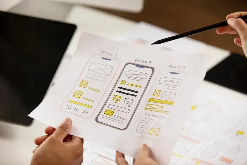 Mockups en papel